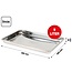 KS Tools Stainless steel drip tray 9 liter, extra flat - 150.9598