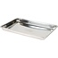 KS Tools Stainless steel drip tray 9 liter, extra flat - 150.9598