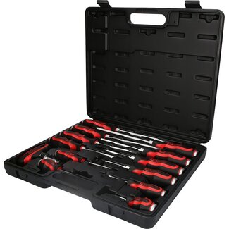 KS Tools ERGOTORQUEmax schroevendraaierset met slagkap - 13 - delig