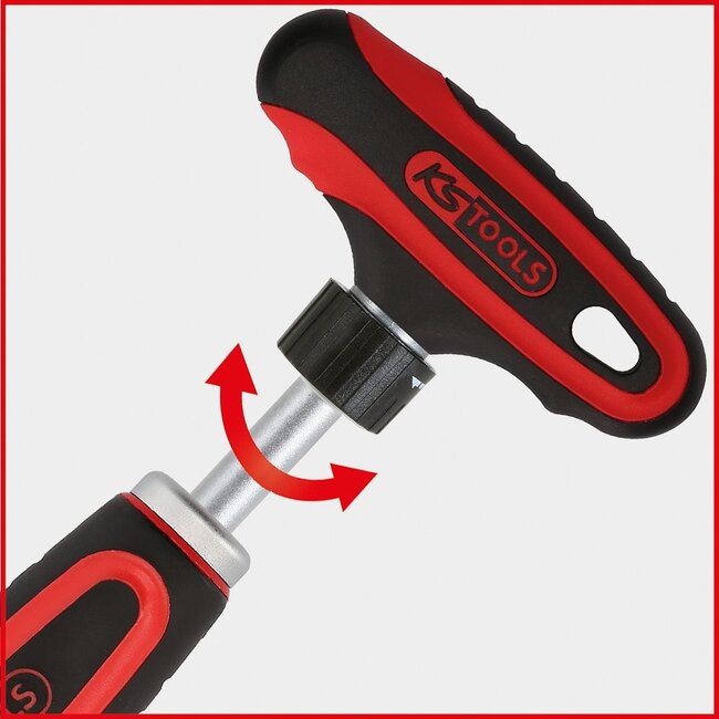 KS Tools ERGOTORQUEmax schroevendraaierset met slagkap - 13 - delig - 151.1150