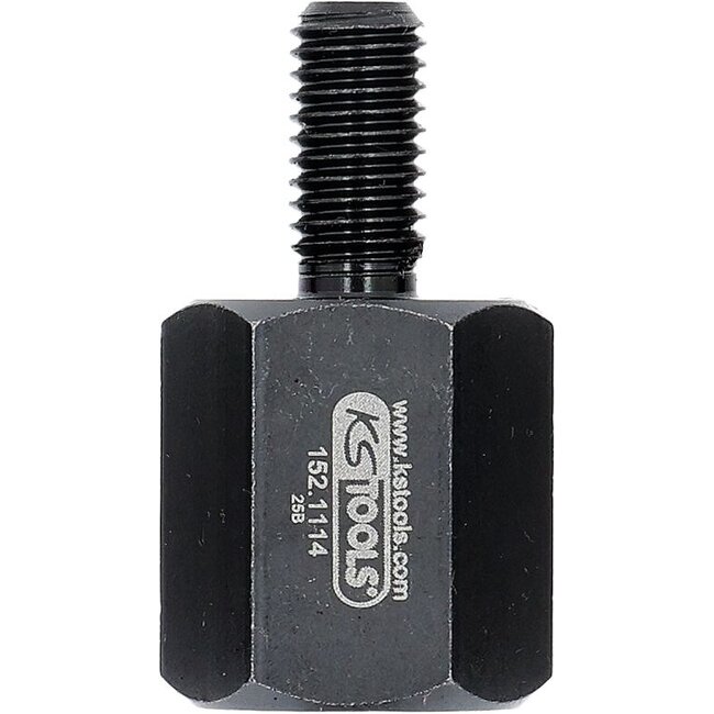 KS Tools Screw-in adapter set for injector extractor, 16 pcs - 152.1105
