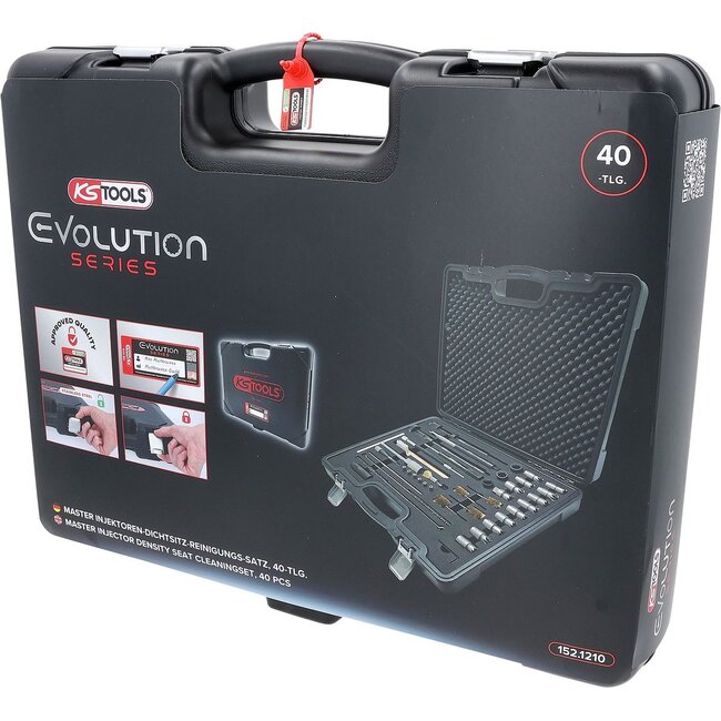 KS Tools Master Injector density seat cleaningset, 40 pcs  - 152.1210