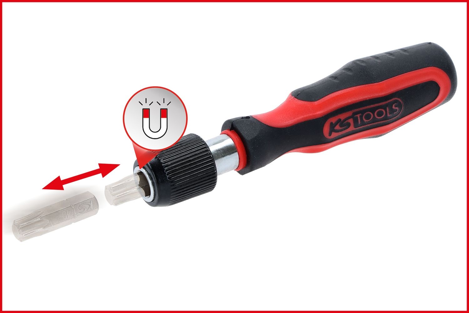 KS Tools 1/4" mini-bitschroevendraaier met snelvergrendeling - 159.1172, foto 6 van 6