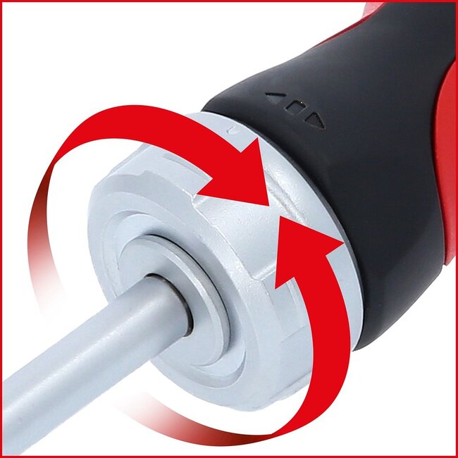 KS Tools 1/4" 6 in 1 Mini-Ratschen-Bit-Schraubendreher - 159.2025