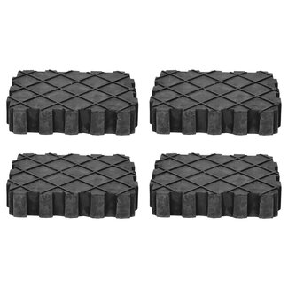 KS Tools Universele rubberonderleggerset voor hefplatform - 4 - delig
