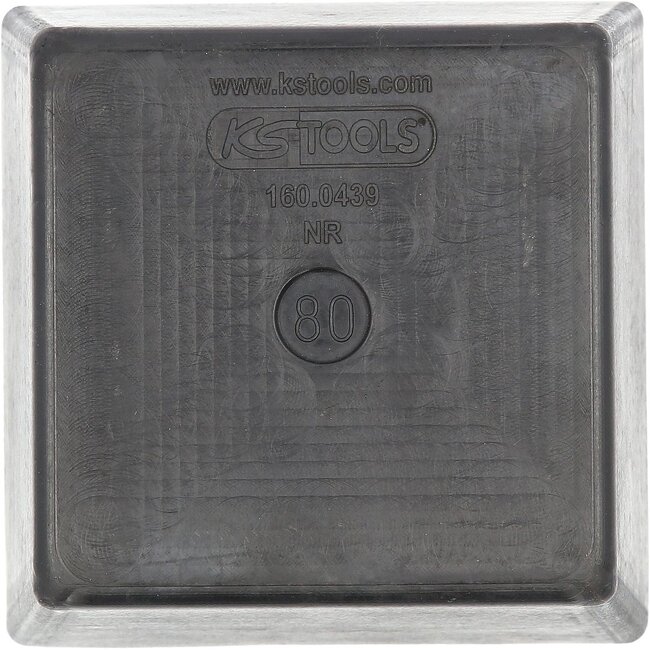 KS Tools Tapis en caoutchouc 16 pour ponts élévateurs, 120 x 120 x 80 mm - 160.0439