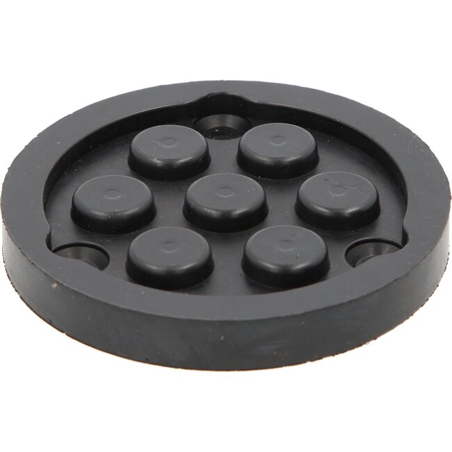 KS Tools Rubber pad 24 for Zippo lifting platforms, 123 mm diameter - 160.0444