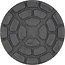 KS Tools Rubber pad 08 for Ravaglioli lifting platforms, 150 mm diameter - 160.0470