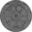 KS Tools Rubber pad 13 for J.A. Becker / ATH / HOFMANN / Herrmann lifting platforms, 120 mm diameter - 160.0475