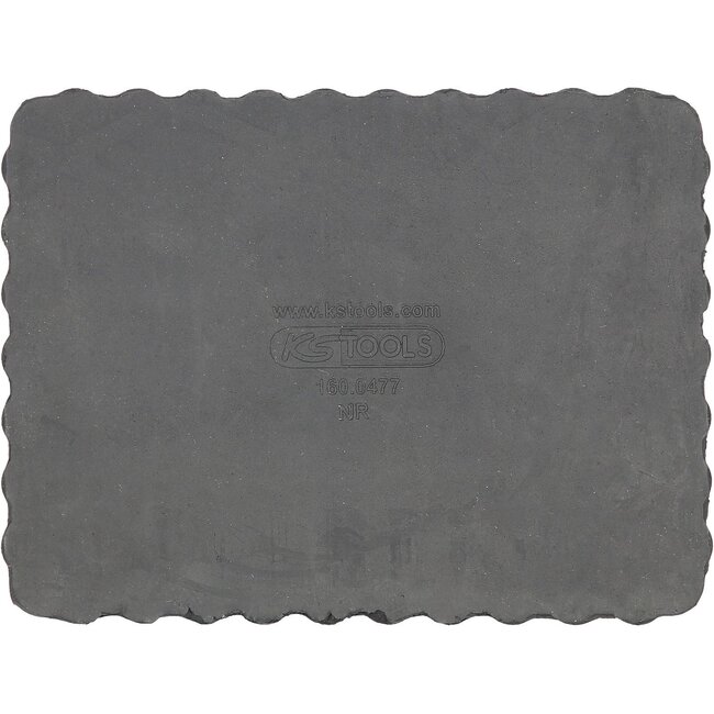 KS Tools Tapis en caoutchouc 02 pour ponts élévateurs, 160 x 120 x 30 mm - 160.0477