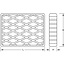 KS Tools Gummiauflage 02 für Hebebühnen, 160 x 120 x 30 mm  - 160.0477