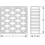 KS Tools Gummiauflage 08 für Hebebühnen, 116,5 x 116,5 x 36,5 mm  - 160.0483
