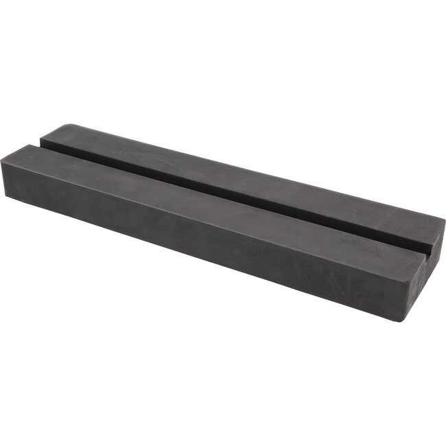 KS Tools Rubber pad 09 with groove for lifting platforms, 373 x 100 x 35 mm - 160.0484