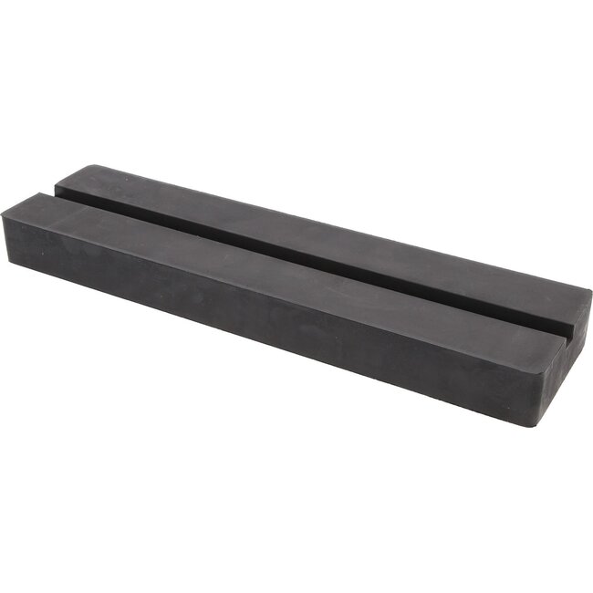 KS Tools Rubberonderlegger 09 met groef voor hefbruggen - 373 x 100 x 35 mm  - 160.0484