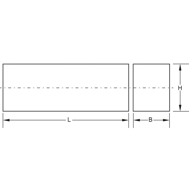 KS Tools Schutzblock 04 für Hebebühnen, 340 x 130 x 100 mm  - 160.0489