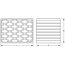 KS Tools Gummiauflage 10 für Hebebühnen, 160 x 120 x 85 mm - 160.0499