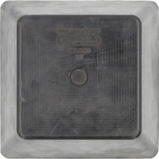 KS Tools Gummiauflage 17 für Hebebühnen, 150 x 150 x 70 mm - 160.0503