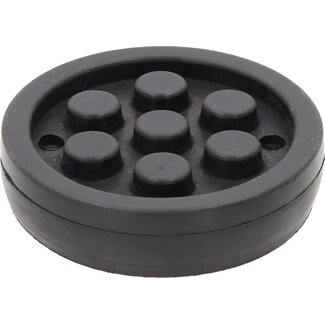 KS Tools Rubber pad 28 for Nussbaum / AMI / Slift lifting platforms, 130 mm diameter