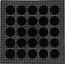 KS Tools Gummiauflage 22 für Hebebühnen, 150 x 150 x 140 mm - 160.0524