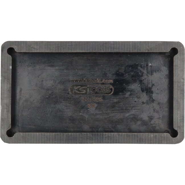 KS Tools Rubberonderlegger 23 voor HOFMANN hefbruggen - 162 x 92 x 25 mm - 160.0525