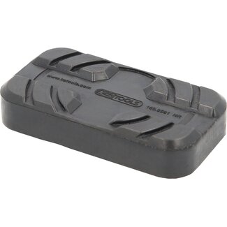 KS Tools Tapis en caoutchouc 33 pour ponts élévateurs MAHA / Rotary / AC, 112 x 61 x 17 mm