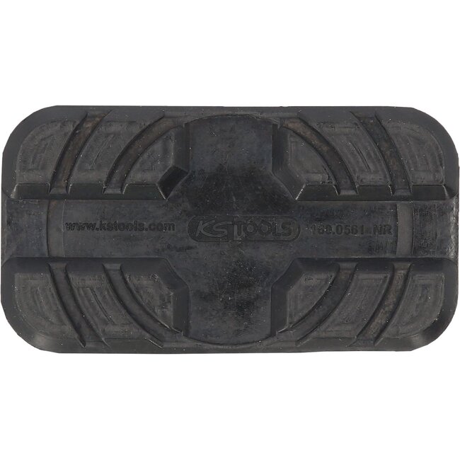 KS Tools Gummiauflage 33 für MAHA / Rotary / AC Hebebühnen, 112 x 61 x 17 mm - 160.0561