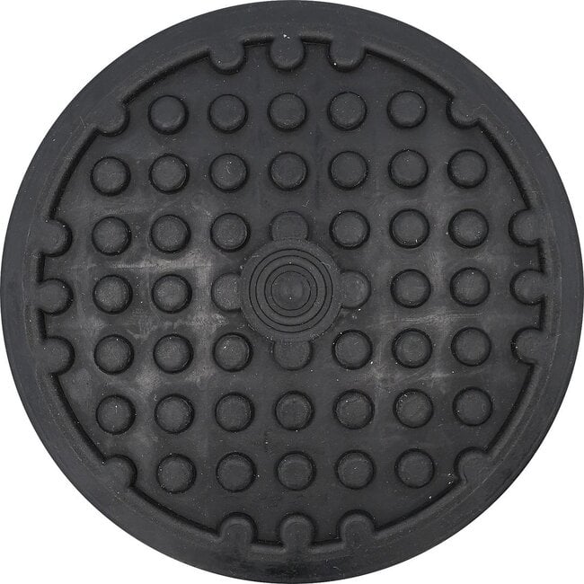 KS Tools Tapis en caoutchouc 03 pour crics rouleurs, Ø 100 mm, crics Omega - 160.0571