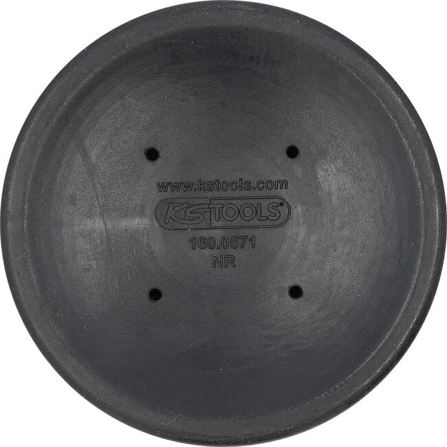 KS Tools Rubber support 03 for trolley jacks, 100 mm diameter, Omega lift - 160.0571