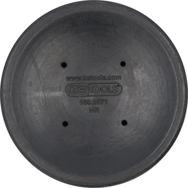 KS Tools Tapis en caoutchouc 03 pour crics rouleurs, Ø 100 mm, crics Omega - 160.0571