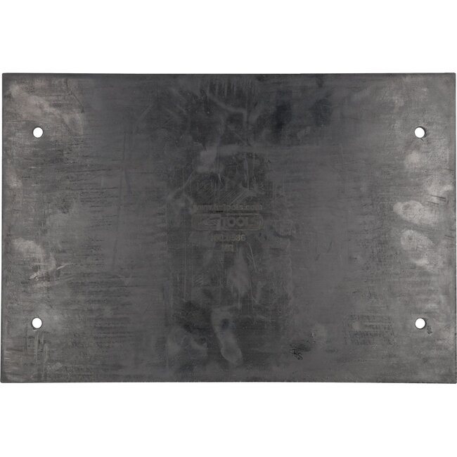 KS Tools Rubberonderlegger 40 universeel voor hefbruggen - 360 x 260 x 12 mm - 160.0586