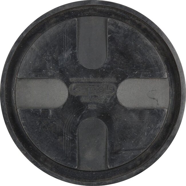 KS Tools Tapis en caoutchouc 05 pour crics rouleurs, Ø 140mm, crics Omega - 160.0587