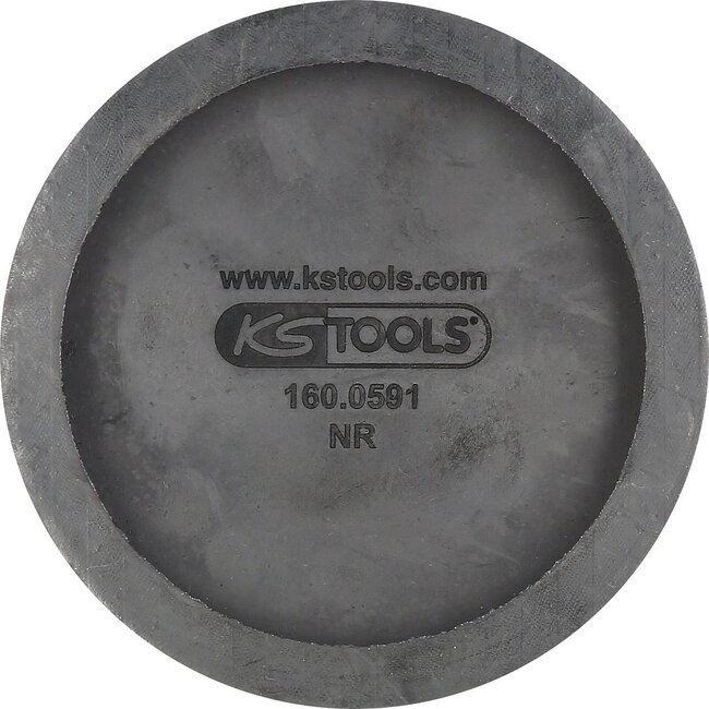 KS Tools Rubber pad 59 for Ravaglioli / Sirio / Space lifting platforms, 100 mm diameter - 160.0591