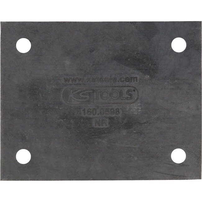 KS Tools Gummiauflage 41 für Rotary / FJRP Hebebühnen, 104 x 82 x 8 mm - 160.0598