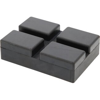 KS Tools Rubberonderlegger 42 voor Rotary hefbruggen - 128 x 89 x 35 mm