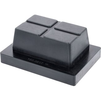KS Tools Rubberonderlegger 47 voor hefbruggen - 140 x 100 x 60 mm