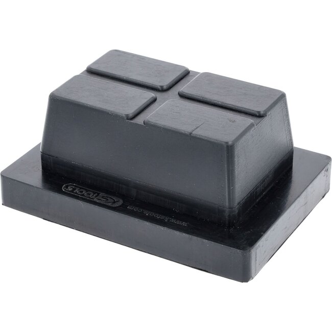 KS Tools Rubberonderlegger 47 voor hefbruggen - 140 x 100 x 60 mm - 160.0617