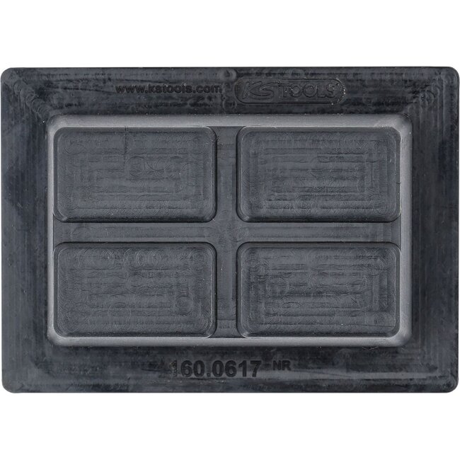 KS Tools Rubber support 47 for lifting platforms, 140 x 100 x 60 mm - 160.0617