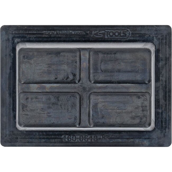 KS Tools Tapis en caoutchouc 48 pour ponts élévateurs, 140 x 100 x 120 mm - 160.0618