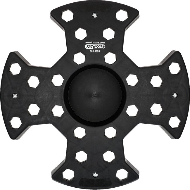 KS Tools Wheel rim and tire manager, load capacity 136 kg, Ø 640 mm - 160.0690