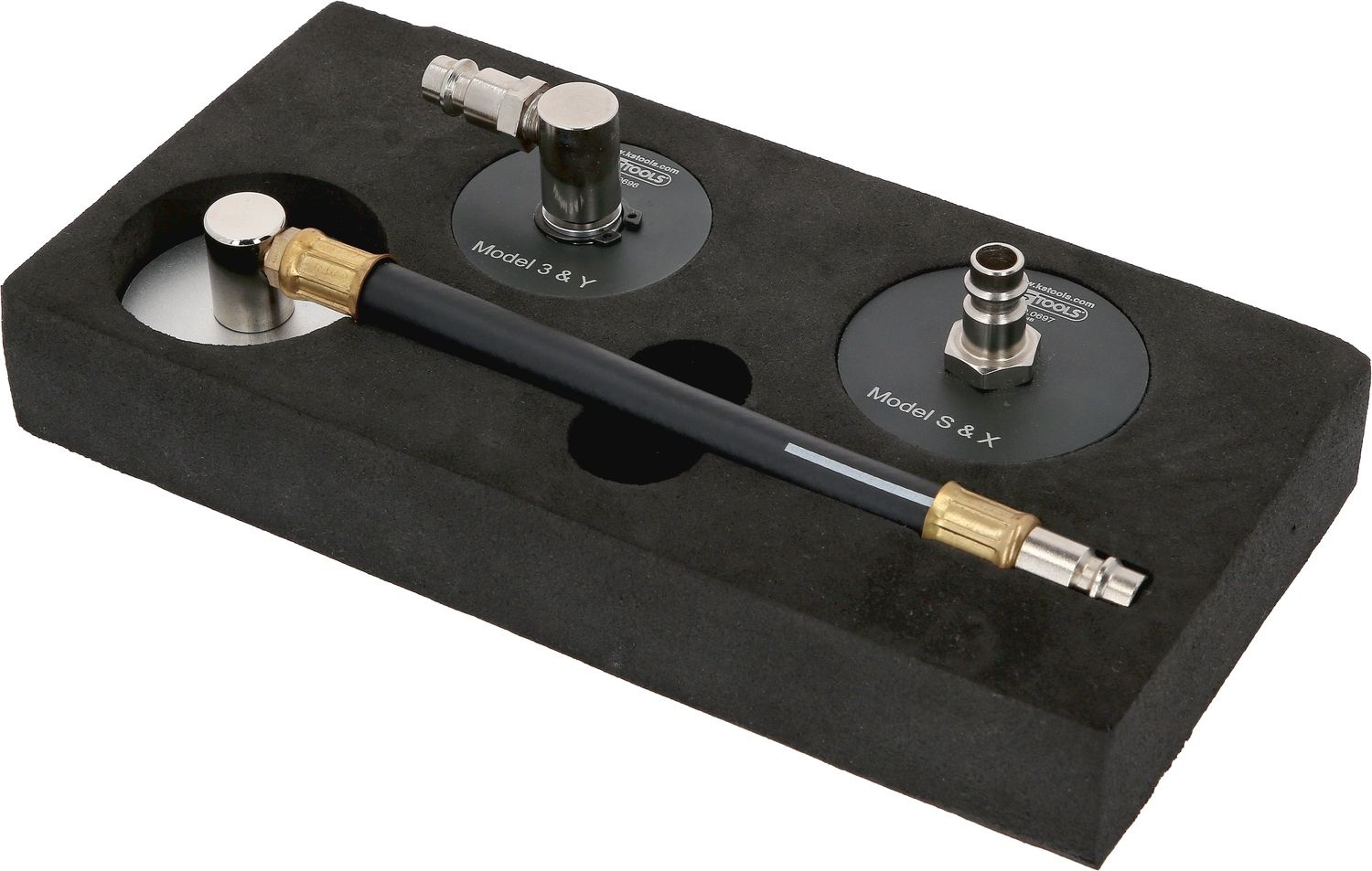 KS Tools Adapterset voor remontluchting voor Tesla - 3 - delig - 160.0695