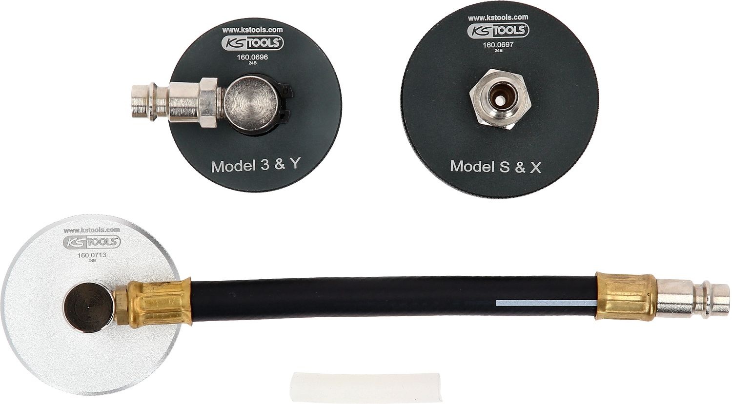 KS Tools Adapterset voor remontluchting voor Tesla - 3 - delig - 160.0695, foto 6 van 6