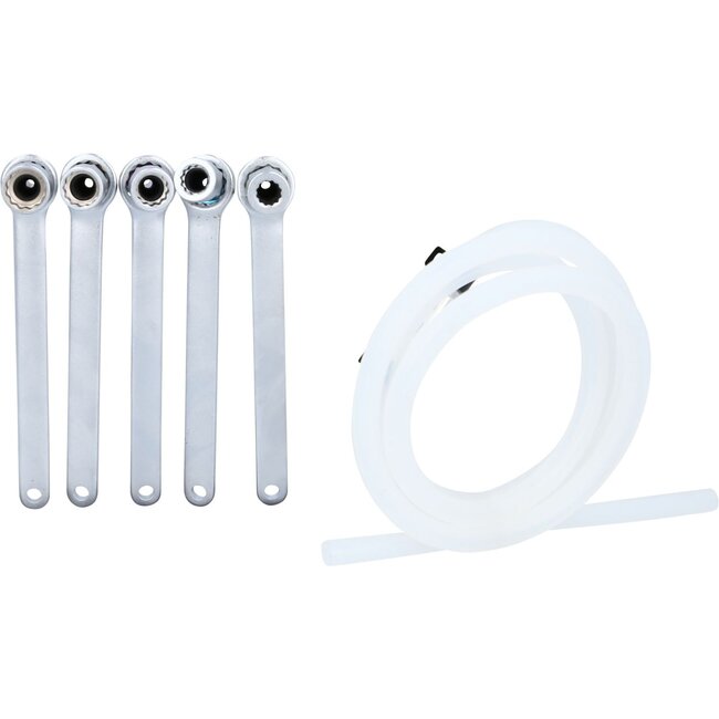 KS Tools Bremsen-Entlüftungsschlüssel-Satz, 6-tlg - 160.0725