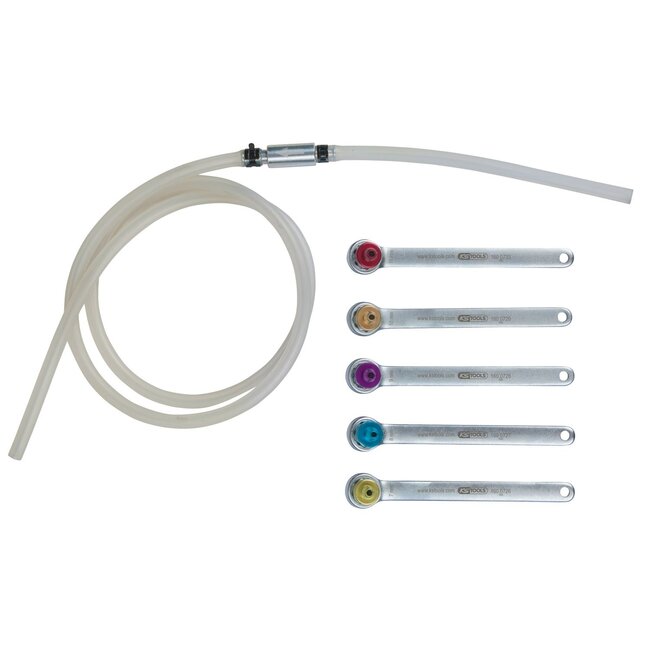 KS Tools Bremsen-Entlüftungsschlüssel-Satz, 6-tlg - 160.0725