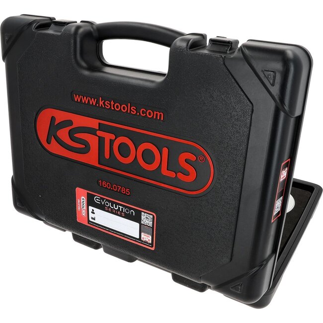 KS Tools Jeu d’adaptateurs universel pour la purge des freins avec pompe manuelle, 5 pcs - 160.0785