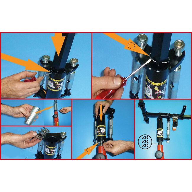 KS Tools Universele versnelingsbakhouderset - 11-tlg - 160.0910