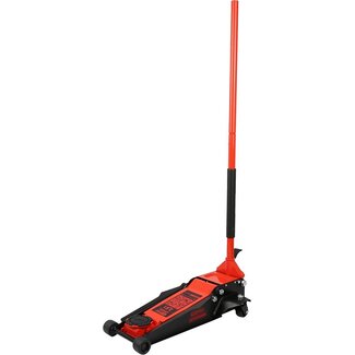 KS Tools Performance Cric hydraulique en acier, 2 500 kg, plat, levée : 75-510 mm