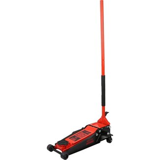 KS Tools performance hydraulic steel jack, 3000 kg, flat, lifting height: 75 – 510 mm