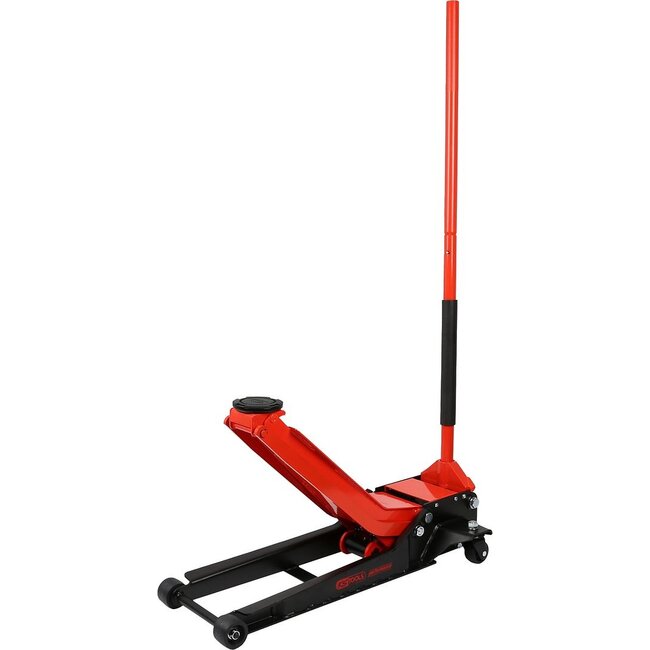 KS Tools performance stalen hydraulische krik - 2000 kg - vlak - hefhoogte: 75 - 610 mm - 160.1025