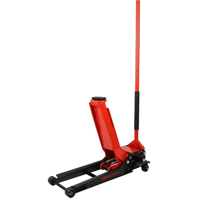 KS Tools performance stalen hydraulische krik - 2000 kg - vlak - hefhoogte: 75 - 610 mm - 160.1025