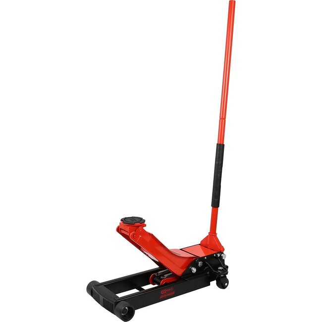 KS Tools performance hydraulic steel jack, 3000 kg, flat, lifting height: 85 – 510 mm - 160.1035